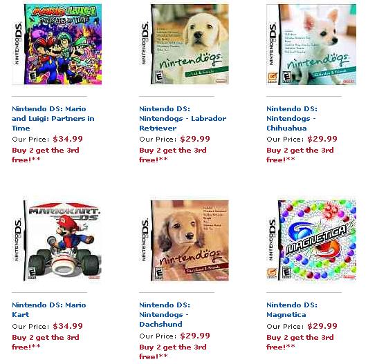 Toys R Us Buy Two Get One Free DS This Week Pure Nintendo