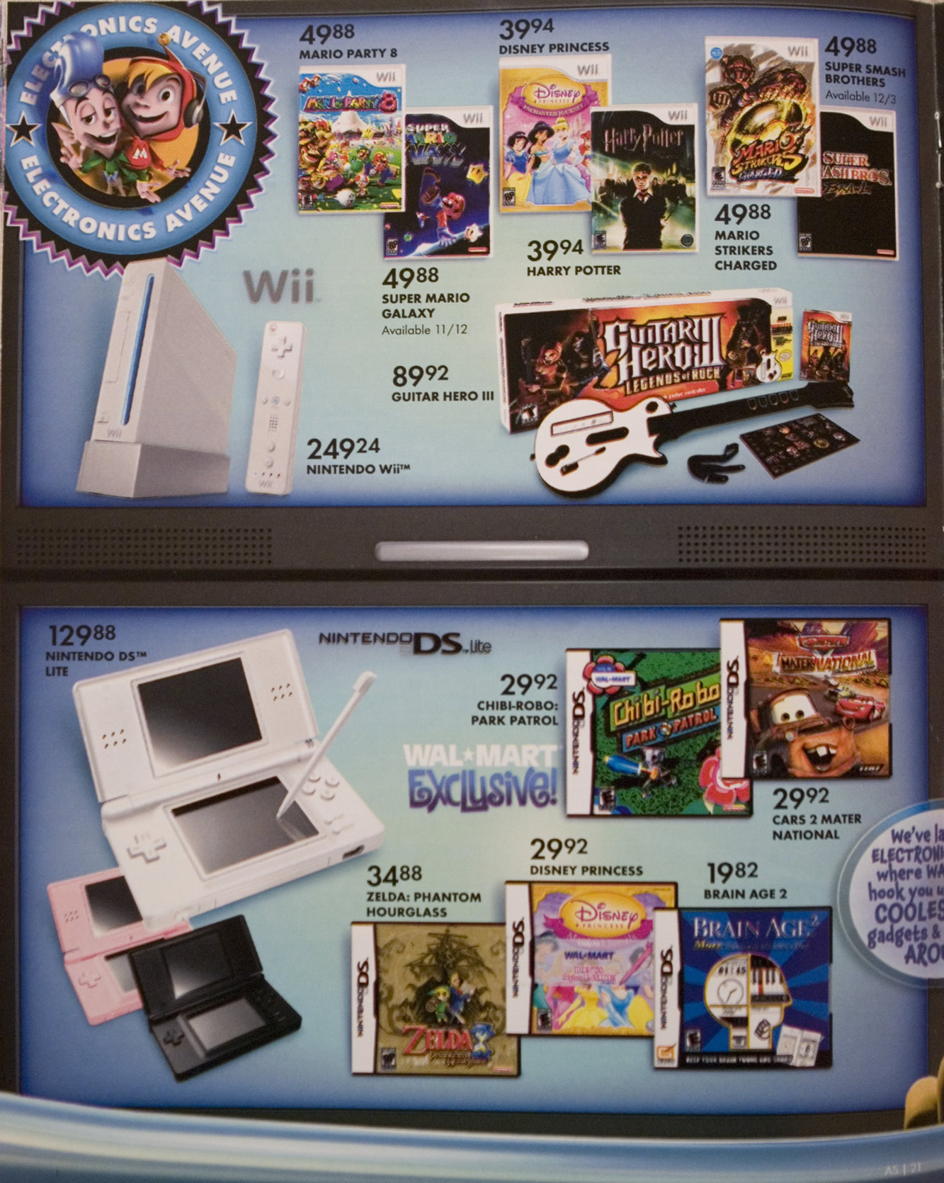 Walmart 2007 Holiday Guide Wii/DS Scans Pure Nintendo